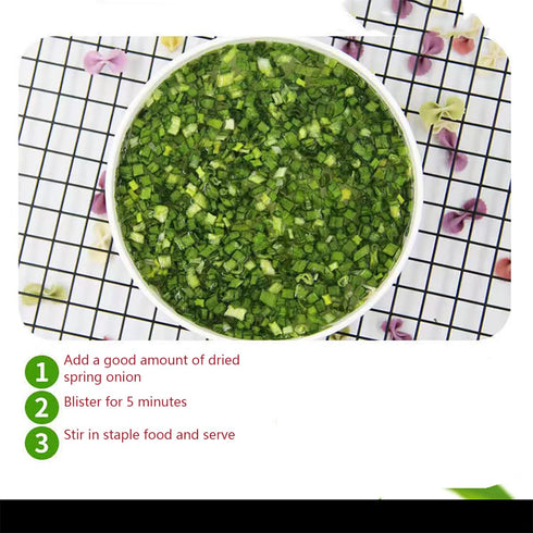 UpBots 2.1oz. Dried Scallions Dehydrated Chopped Scallions And Dried Vegetables