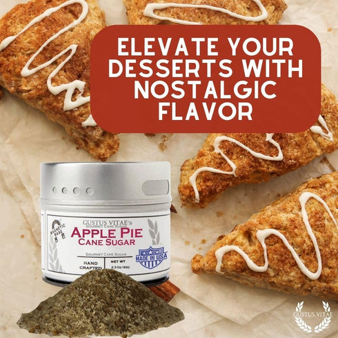 |1:1 GLP-1 #81 Apple Pie Cane Sugar | Artisanal Infused Sugar Replacement For Cane Sugar | All Natural, Non GMO |