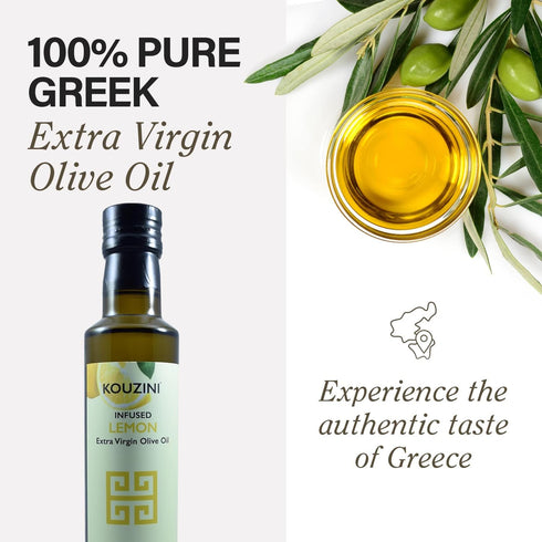 Lemon Infused Extra Virgin Olive Oil by Kouzini