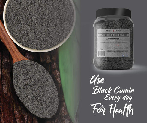 8 oz Black Seed Powder, GROUND (Nigella Sativa), 100% Non-GMO, Gluten Free