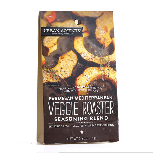 Urban Accents Parmesan Mediterranean Veggie Roaster Seasoning Blend Vegetable Spice Mix, 1.25 Ounce