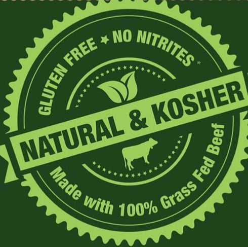 Aufschnitt Grass Fed Beef Jerky, Low Sodium, Certified Kosher, Halal and Keto Friendly, 2 Pack, BBQ