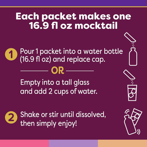 Pack, 9 Packets, 1.17 oz Crystal Light Mixology Drink Mix Variety for Convenient On-the-Go Flavorful Hydration