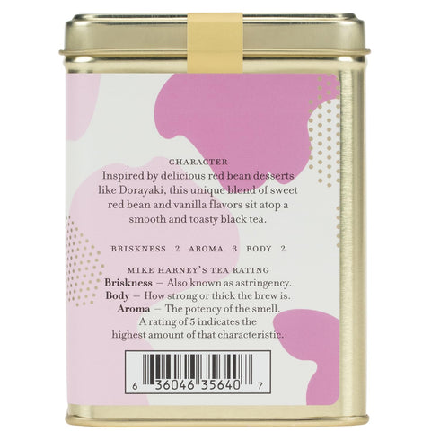 20 Harney & Sons Sweet Azuki Black Tea, Tin of Sachets, Vanilla and Red Bean Flavored Blend