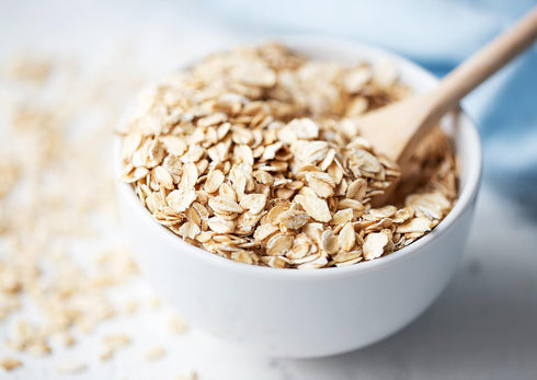4 100% Food to Live Gluten Free Organic Regular Rolled Oats, Pounds Non-GMO, Old-Fashioned, Whole Grain, Vegan, Bulk.