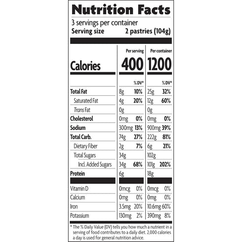 11 oz (Pack 1), Nature's Path Organic Frosted Cherry Pomegranate Toaster Pastries, of Non-GMO
