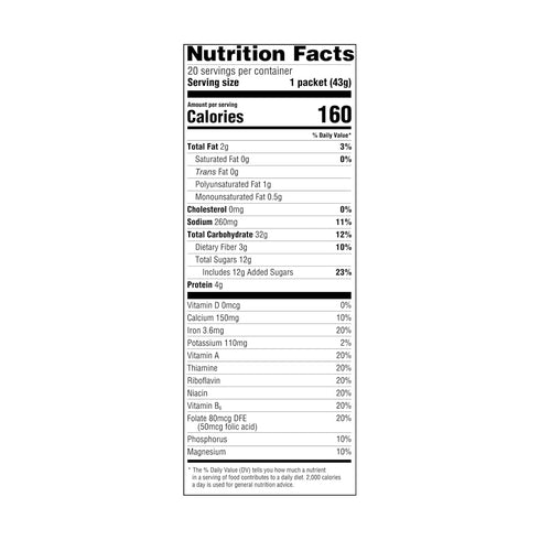 1.51 Oz, 20 Amazon Grocery, Maple & Brown Sugar Instant Oatmeal, Ct
