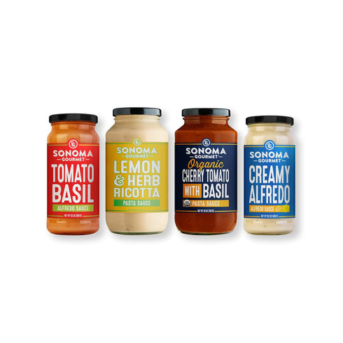 Sonoma Gourmet Family Pasta Night Gift Set Four Pack | Cherry Tomato,