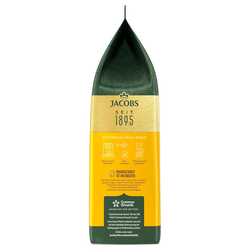 1000 35.2 (Pack 1) Jacobs Crema Whole Bean Coffee Gram / Ounce