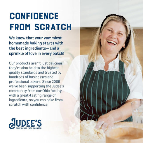 5 lb Judee's Gluten Free Buttermilk Powder - Shelf-Stable Bulk Powdered Buttermilk - Gluten Free Pancake & Cornbread