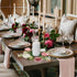 mdgfge Valentine's Day Rose Candle Ring Wreath Artificial Rose Red White Floral Candle Holder Flower Wreath Table