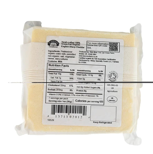 Generic 7oz (Pack 2) Lye Cross Farm Sharp Cheddar