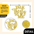 Talk Thirty to Me Cake Topper, Gold Glitter Dirty 30 for 30th Birthday, Wedding Anniversary Party Supplies