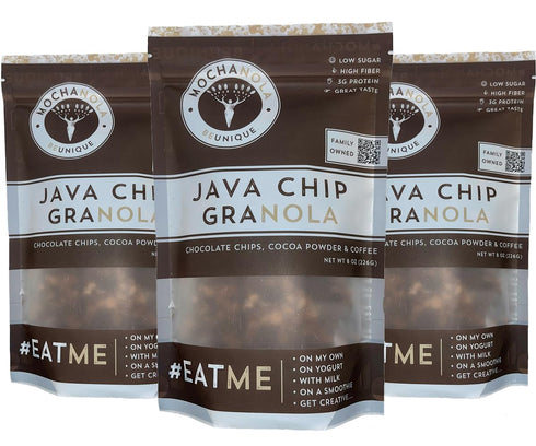 Mocha Nola, Java Chip, SOFI Award Winning Granola, Family Owned Business, 8oz