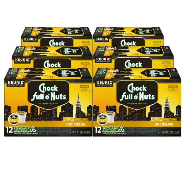 Chock Full o' Nuts Soho Morning Keurig K-Cup Pods for Keurig Brewers