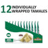 La Costeña Tamales Verdes, Pork Flavor, Microwaveable, No Refrigeration Required, 3.8 Ounce (Pack of 12)