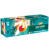 7UP 12 oz 12 pack Tropical Zero Sugar Soda, fl cans