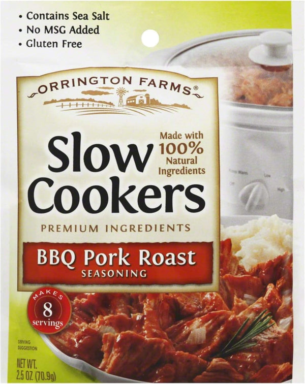 Orrington Farms Seasoning Slow Cooker Barbecue Pork Roast, 2.5 oz