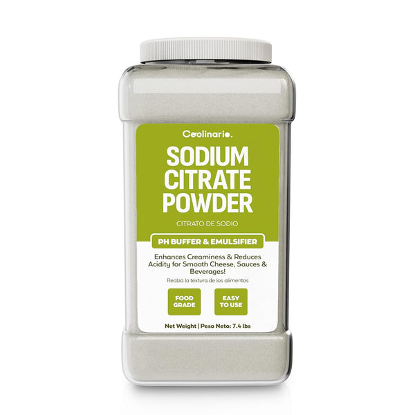 Coolinario Sodium Citrate Powder - 1 Gal (7.4 lbs) Food Grade pH