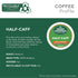72 Count Green Mountain Coffee Roasters Half Caff Keurig Single-Serve K-Cup pods, Medium Roast Coffee