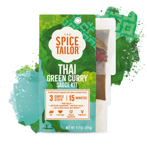 3 10 (3 Pack, Spice Tailor Simple Steps Restaurant Quality Meals in Minutes Kits Ready in Minutes Thai Green Curry)