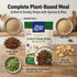 Mega Qrave 10 oz 15g Plant-Based Grilled & Smoky Strips with Quinoa & Rice, Ready-to-Eat Shelf-Stable Vegan Meal