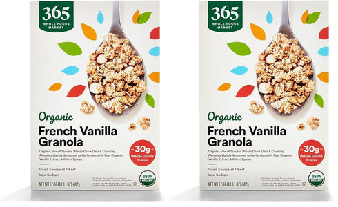 365 by Whole Foods Market, Granola French Vanilla Almond Organic, 17 Ounce