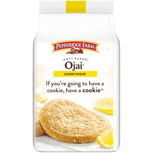 8.6 Oz (8 Pepperidge Farm Soft Baked Ojai Lemon Sugar Cookies, Bag Cookies)