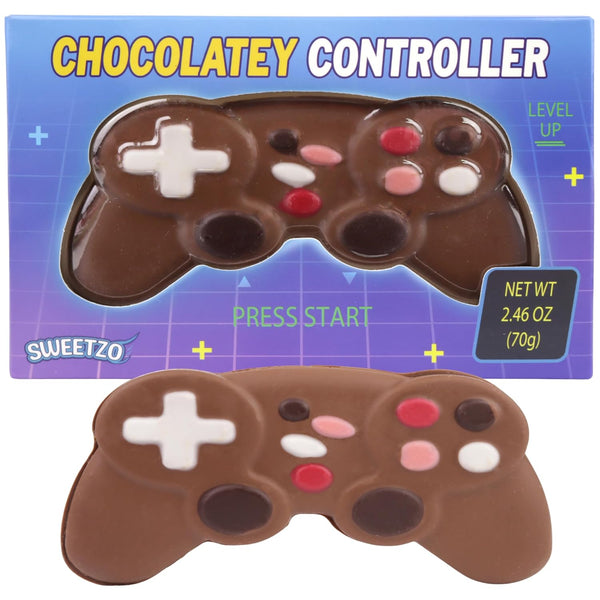 Chocolatey Video Game Controller, Easter Basket Stuffer Candy Gift for Gamers, 2.46