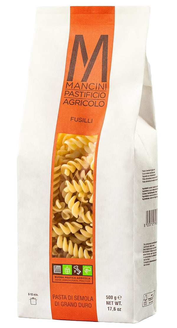 Mancini Pastificio Agricolo Pasta Mancini Fusilli 500 Gram