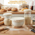 Shimmeroo 5PCS Cotton Sourdough Jar Cover, Reusable Sourdough Bread Proofing Starter Jar Cloth Covers for Most Glass