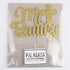 PALASASA Gold Glitter Mi Bautizo Cake Topper, Religious God Bless Me Cross Cake Décor for Baby Shower