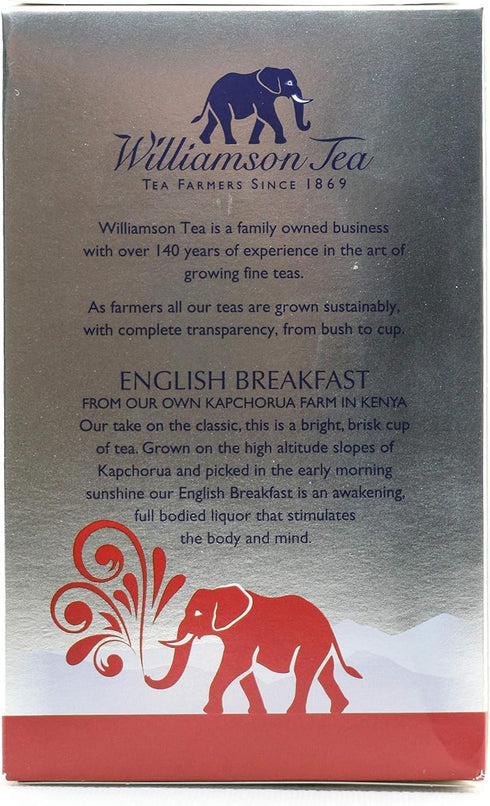 Williamson Teas 50ct 3 Pack Williamson English Breakfast Tea