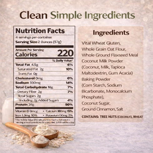 28g (8 oz) Dojo Fresh Homestyle Protein Pancake Mix, Plant-Based & Vegan, Protein per Serving, Non-GMO, Just Add Water