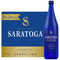 Saratoga Sparkling Water Bottles, 12-Pack - Carbonated Spring Bottled Water - Glass