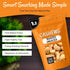 1 lb Packed Oh! Nuts Cashews Roasted Unsalted - - Roasted Unsalted Cashews - in New York Zip-Seal Bag for Exceptional