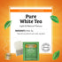 20 Count (Pack 1), 20 Twinings Pure White Tea Individually Wrapped Bags, of Light & Fresh, Caffeinated, Enjoy Hot