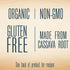 18 (Pack 6) Arrowhead Mills Organic Tapioca Flour, Gluten Free, Ounce Bag