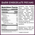 1.5 Lb Dark Chocolate Pecans - Tub