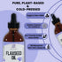 4 oz, 3 Herb To Body Organic Flaxseed Oil Rich in Omega Fatty Acids for Hair Care & Skin Care Support, Versatile