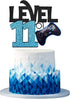 Level 11 Game Birthday Cake Topper, Video Game Boy's 11th Birthday Level Up Party Supplies, Game On Decoration