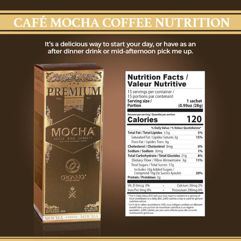 (15 ORGANO Gourmet Cafe Mocha sachets)
