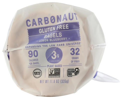 5 Count, 11.8 OZ Carbonaut Low Carb Lemon Blueberry Bagels