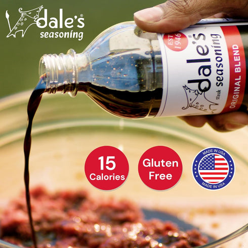 Dale's Original Steak Seasoning, Gluten Free, 16 oz Bottle - No Long Marinating