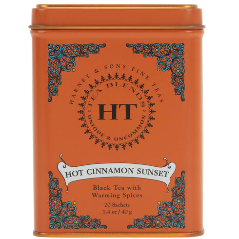 Harney & Sons Caffeinated Hot Cinnamon Sunset Black Tea with Orange and