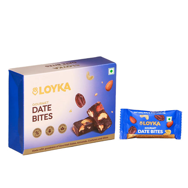 LOYKA Date Bites No Added Sugar Healthy Dry Fruits Sweets Gift Pack -