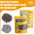 16.2oz Shirataki Konjac Dried Black Rice - No-Cook Instant Black Rice, Keto Friendly Low-Carb Meal Alternative, Low GI