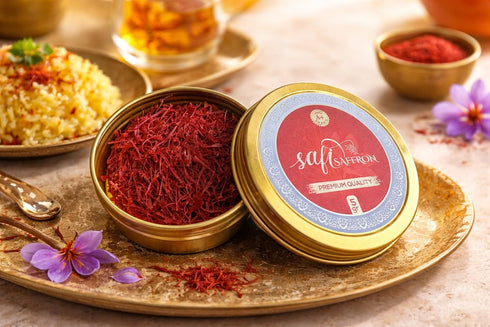 Safi Saffron 5 300 100% Premium Quality Saffron Threads Grams | Awarded among Types of Saffron | Pure & Grade A+ | All