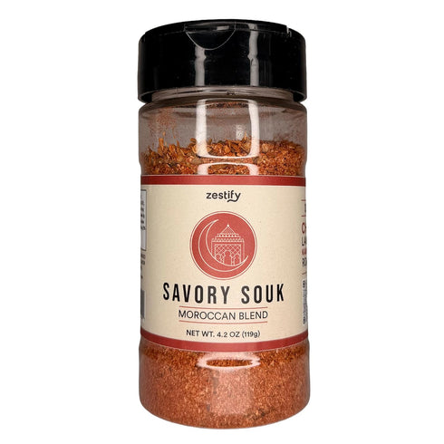 Zestify Savory Souk Moroccan Seasoning Blend | Spice Mix for BBQ, Beef