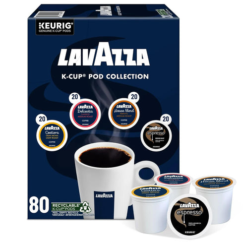Lavazza, Variety Pack Light & Medium Roast K-Cup Coffee Pods, 20 Count
